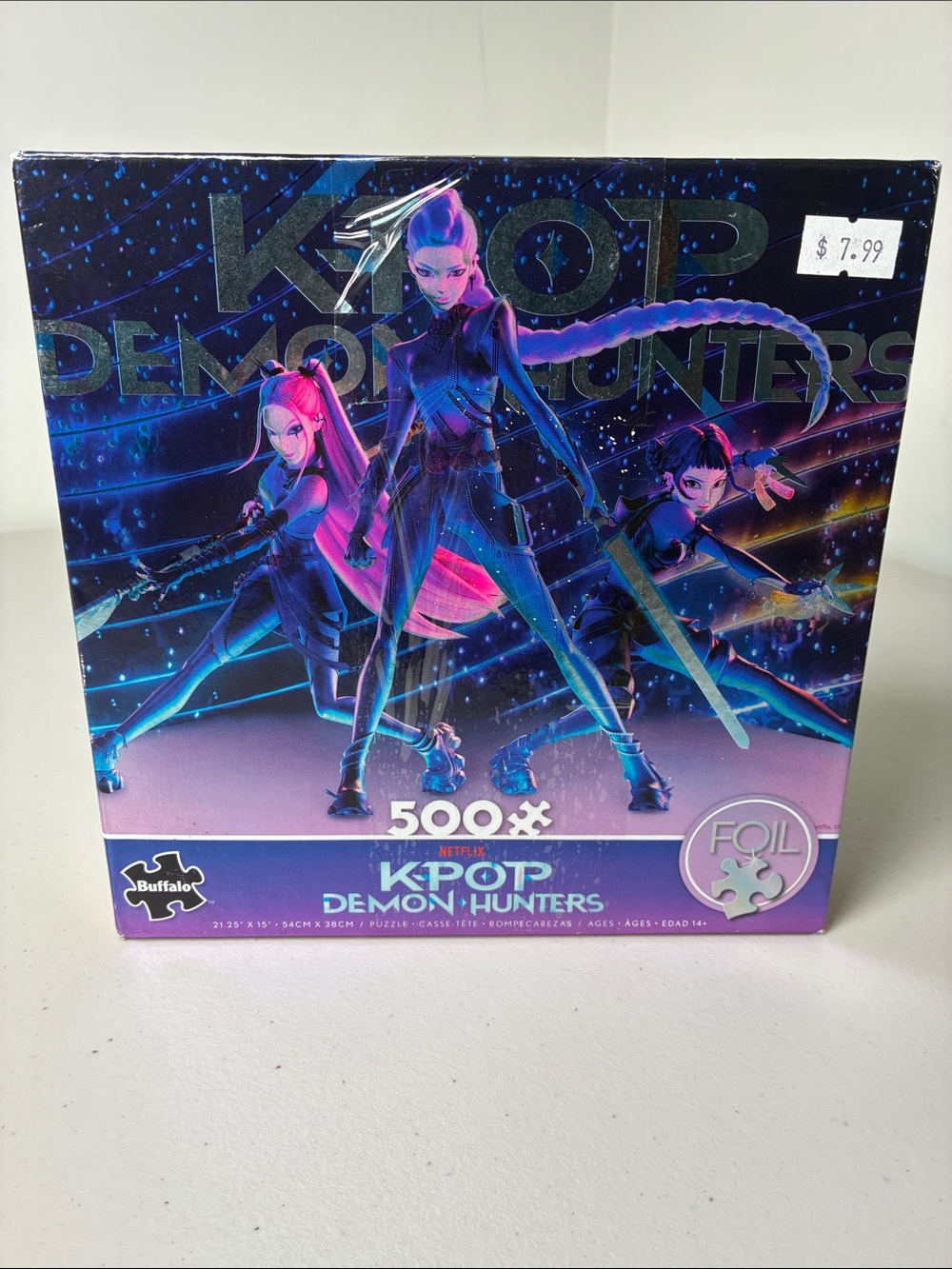 Buffalo David Bitton K-Pop Demon Hunters Puzzle - Purple/Blue
